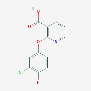 2-(3-Chloro-4-fluoro-phenoxy)-nicotinic acid