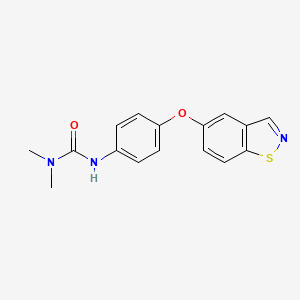 N'-{4-[(1,2-Benzothiazol-5-yl)oxy]phenyl}-N,N-dimethylurea