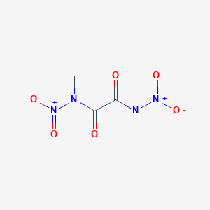 molecular formula C4H6N4O6 B085646 Ethanediamide, N,N'-dimethyl-N,N'-dinitro- CAS No. 14760-99-7