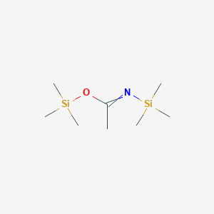 molecular formula C8H21NOSi2 B085648 N,O-Bis(trimethylsilyl)acetamide CAS No. 10416-59-8