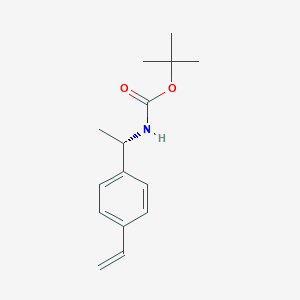 t-butyl[(1S)-1-(4-vinylphenyl)ethyl]carbamate