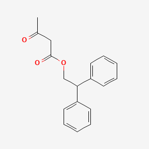 molecular formula C18H18O3 B8564914 Diphenylacetessigester 