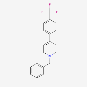 1-Benzyl-4-[4-(trifluoromethyl)phenyl]-1,2,3,6-tetrahydropyridine
