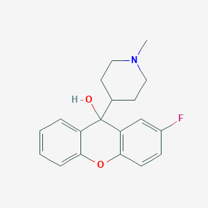 2-Fluoro-9-(1-methylpiperidin-4-YL)-9H-xanthen-9-OL