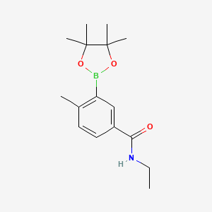 N-ethyl-4-methyl-3-(4,4,5,5-tetramethyl-1,3,2-dioxaborolan-2-yl)benzamide