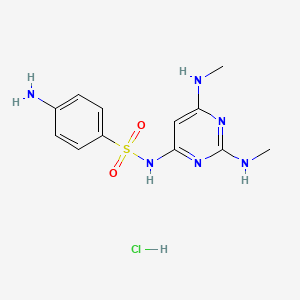 4-amino-N-(2,6-bis-methylamino-pyrimidin-4-yl)-benzenesulfonamide hydrochloride
