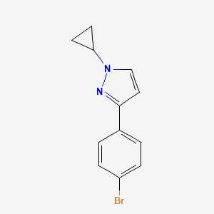 3-(4-Bromophenyl)-1-cyclopropyl-pyrazole