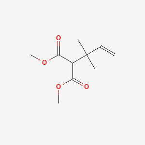 molecular formula C10H16O4 B8565008 Dimethyl 2-(1',1'-dimethylallyl)malonate CAS No. 74866-35-6