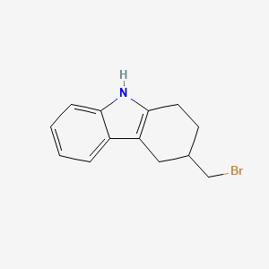 3-(Bromomethyl)-2,3,4,9-tetrahydro-1H-carbazole