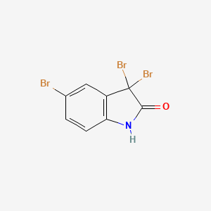 molecular formula C8H4Br3NO B8565123 3,3,5-tribromo-indolin-2-one 