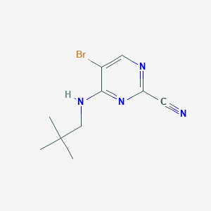 5-Bromo-4-(neopentylamino)pyrimidine-2-carbonitrile