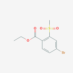 Ethyl 4-bromo-2-(methanesulfonyl)benzoate