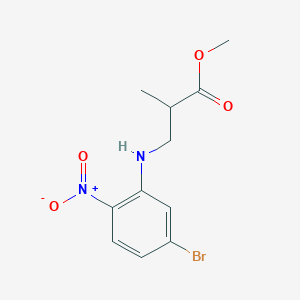 Methyl 3-(5-bromo-2-nitrophenylamino)-2-methylpropanoate