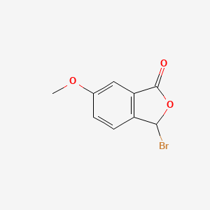 molecular formula C9H7BrO3 B8565510 3-bromo-6-methoxyisobenzofuran-1(3H)-one 