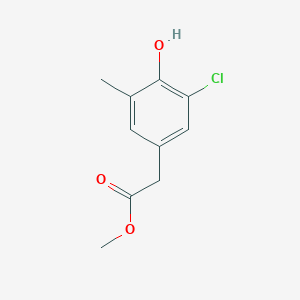 (3-Chloro-4-hydroxy-5-methyl-phenyl)-acetic acid methyl ester