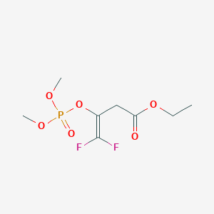 molecular formula C8H13F2O6P B8565604 Ethyl 3-[(dimethoxyphosphoryl)oxy]-4,4-difluorobut-3-enoate CAS No. 823234-80-6