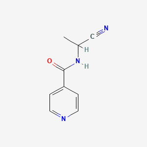 N-(1-Cyanoethyl)isonicotinamide