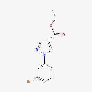1-(3-bromo-phenyl)-1H-pyrazole-4-carboxylic acid ethyl ester