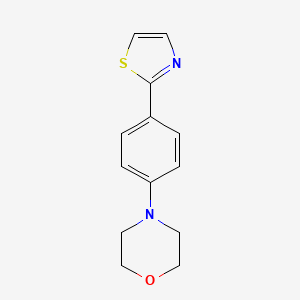 4-(4-(Thiazol-2-yl)phenyl)morpholine