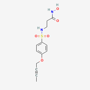 3-[4-(2-Butynyloxy)phenylsulfonylamino]propanehydroximic acid