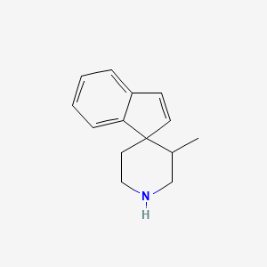 molecular formula C14H17N B8565674 3'-Methylspiro[indene-1,4'-piperidine] 
