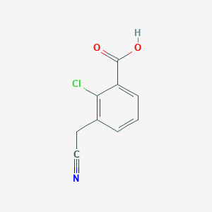 2-Chloro-3-(cyanomethyl)benzoic acid