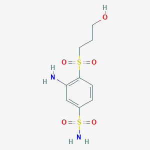 4-(3-Hydroxypropylsulfonyl)-3-aminobenzenesulfonamide