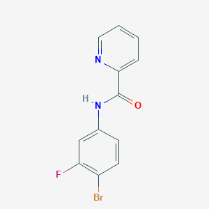 N-(4-bromo-3-fluorophenyl)pyridine-2-carboxamide