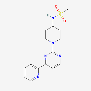 N-(1-(4-(pyridin-2-yl)pyrimidin-2-yl)piperidin-4-yl)methanesulfonamide
