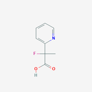 2-Fluoro-2-pyridin-2-ylpropanoic acid
