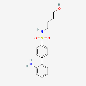 [1,1'-Biphenyl]-4-sulfonamide, 2'-amino-N-(4-hydroxybutyl)-