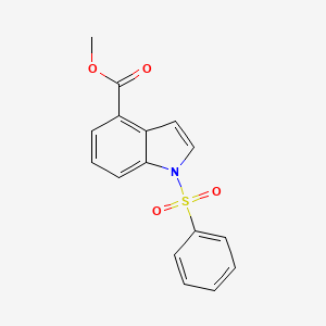 1-(Phenylsulfonyl)-1H-indole-4-carboxylic acid methyl ester