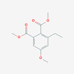 molecular formula C13H16O5 B8565793 Dimethyl 3-ethyl-5-methoxyphthalate CAS No. 116913-51-0
