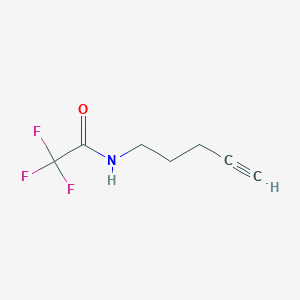 molecular formula C7H8F3NO B8565875 N-(4-pentynyl)-trifluoroacetamide 