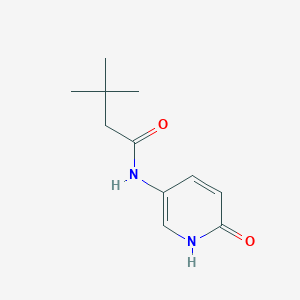 molecular formula C11H16N2O2 B8566048 N-(6-Hydroxy-pyridin-3-yl)-3,3-dimethyl-butyramide 