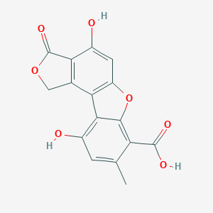 molecular formula C16H10O7 B085661 卟啉酸 CAS No. 129-65-7