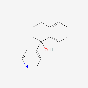 4-(1-Hydroxy-1,2,3,4-tetrahydronaphthalen-1-yl)-pyridine