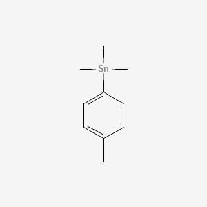 molecular formula C10H16Sn B8566121 Stannane, trimethyl(4-methylphenyl)- CAS No. 937-12-2