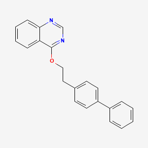 Quinazoline, 4-(2-(1,1'-biphenyl)-4-ylethoxy)-
