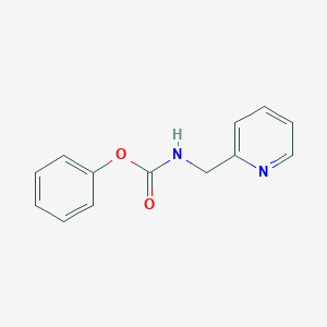 molecular formula C13H12N2O2 B8566280 phenyl N-(pyridin-2-ylmethyl)carbamate 