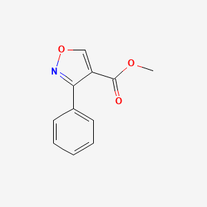 molecular formula C11H9NO3 B8566346 Methyl 3-phenylisoxazole-4-carboxylate 