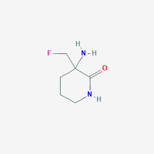 3-Amino-3-fluoromethyl-2-piperidone