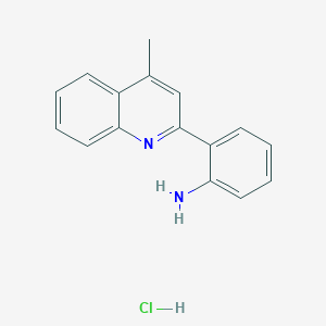 2-(4-Methylquinolin-2-yl)aniline hydrochloride