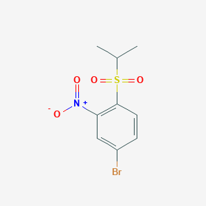4-Bromo-1-(isopropylsulfonyl)-2-nitrobenzene