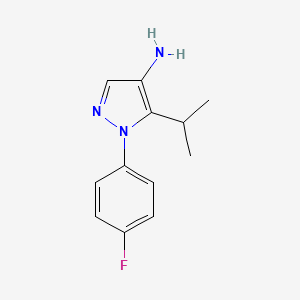 1-(4-Fluorophenyl)-5-isopropyl-pyrazol-4-amine