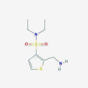 2-(aminomethyl)-N,N-diethylthiophene-3-sulfonamide