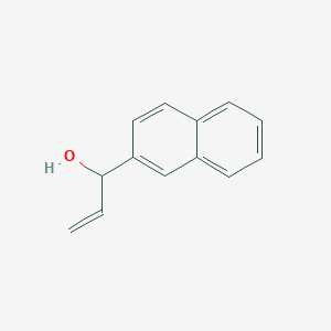 molecular formula C13H12O B8566472 1-(Naphthalen-2-yl)prop-2-en-1-ol 