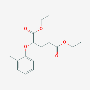 Diethyl 2-(2-methylphenoxy)pentanedioate