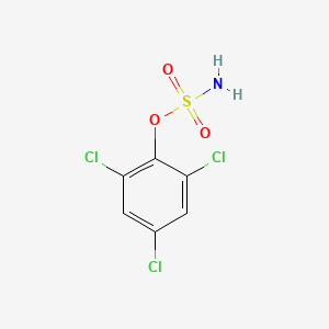 molecular formula C6H4Cl3NO3S B8566544 (2,4,6-trichlorophenyl) sulfamate CAS No. 25998-95-2