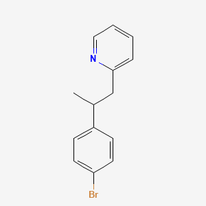 2-[2-(4-Bromophenyl)propyl]pyridine